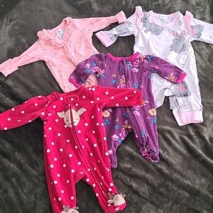 4 Girls Newborn Sleepers